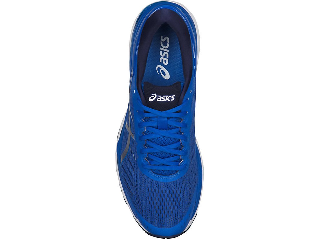 Asics Gel-Kayano 24 Running Shoes For Men Blue/Indigo Blue/White 263JIDTT
