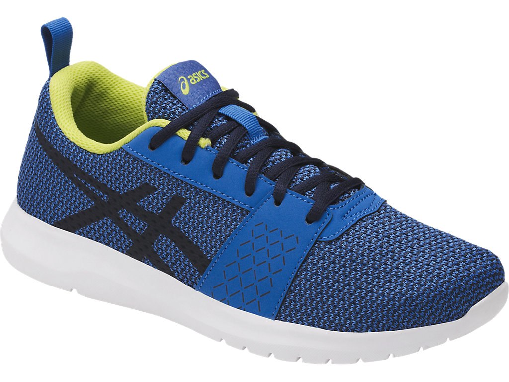 Asics Kanmei Running Shoes For Kids Blue/Navy/Green 272POSOH