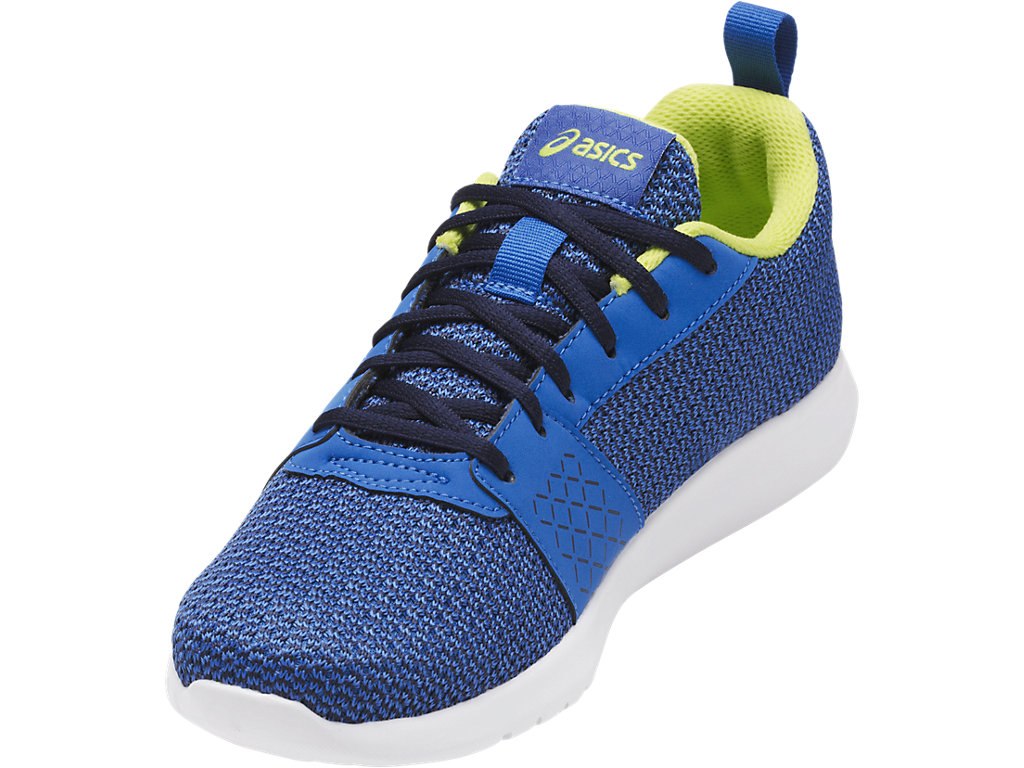 Asics Kanmei Running Shoes For Kids Blue/Navy/Green 272POSOH