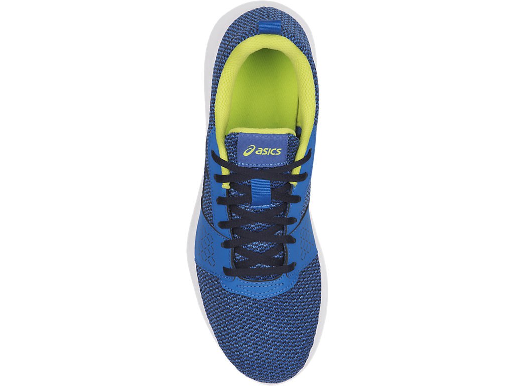 Asics Kanmei Running Shoes For Kids Blue/Navy/Green 272POSOH