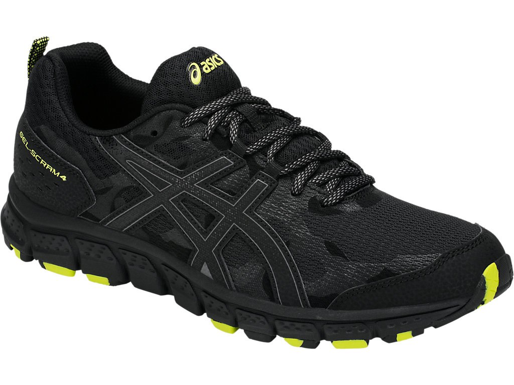Asics Gel-Scram 4 Running Shoes For Men Black 282YDDZD