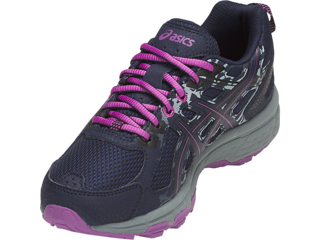 Asics Gel-Venture 6 Shoes For Kids Navy/Purple 286NGXRE