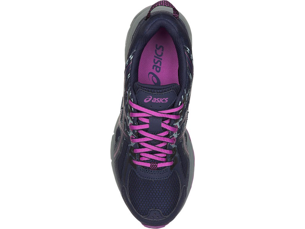 Asics Gel-Venture 6 Shoes For Kids Navy/Purple 286NGXRE