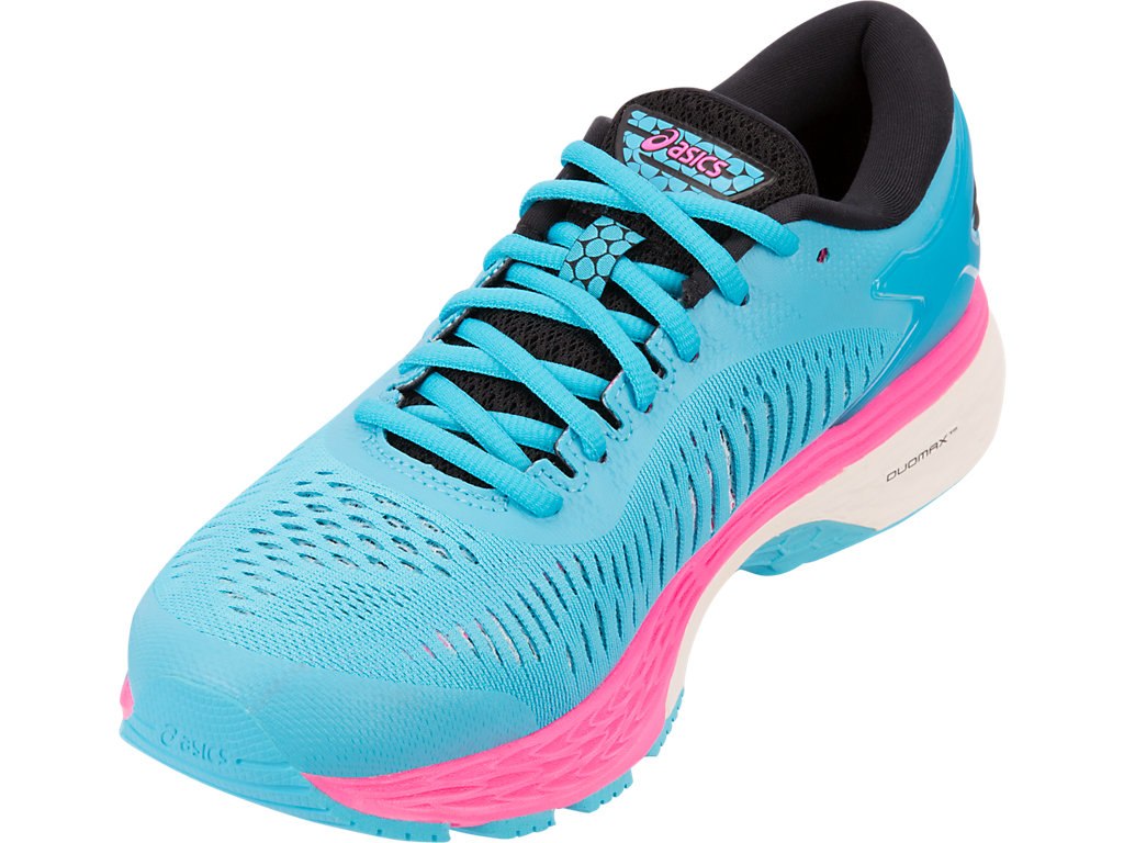 Asics Gel-Kayano 25 Running Shoes For Women Light Turquoise/Black 288WVRRD