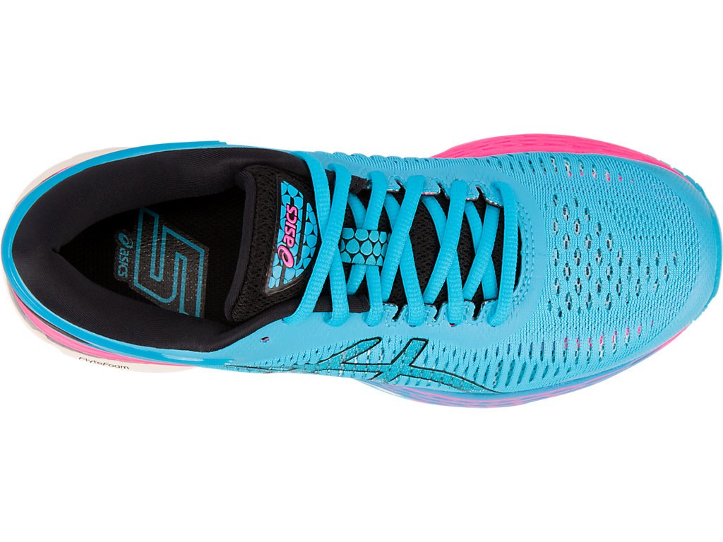 Asics Gel-Kayano 25 Running Shoes For Women Light Turquoise/Black 288WVRRD