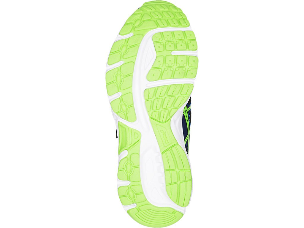 Asics Pre-Contend 4 Ps Running Shoes For Kids Blue/Green/Yellow 290SKQNJ