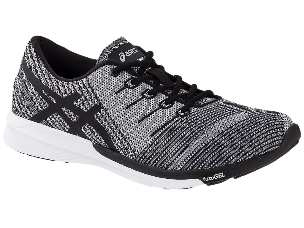 Asics Fuzex Running Shoes For Women Dark Grey/Black/White 292HMIWK