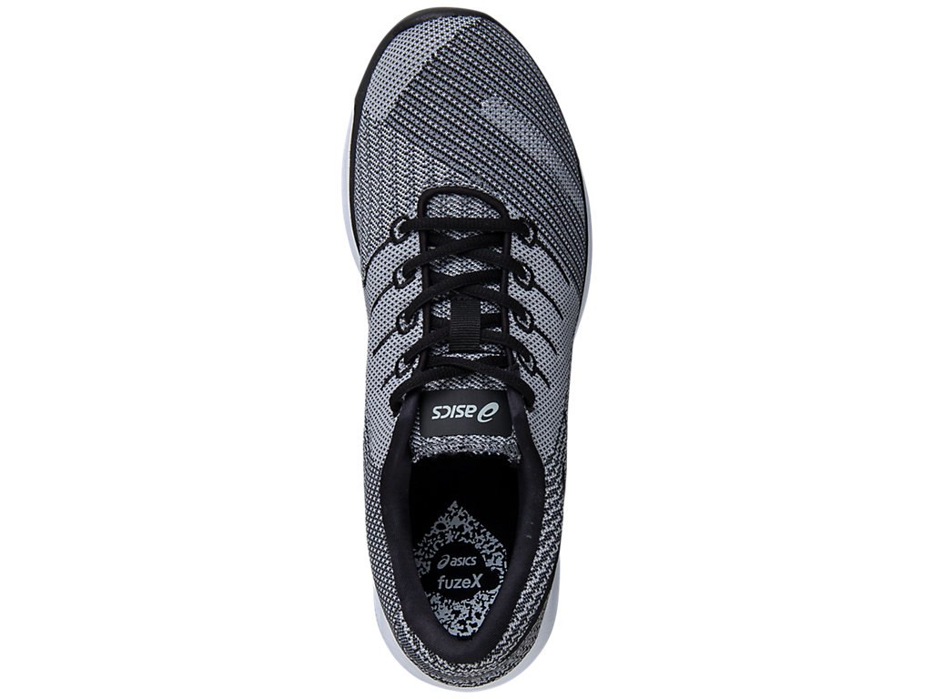 Asics Fuzex Running Shoes For Women Dark Grey/Black/White 292HMIWK