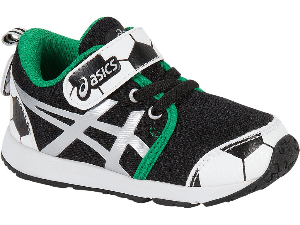 Asics School Yard Ts Running Shoes For Kids Black/Silver 299CEYEH