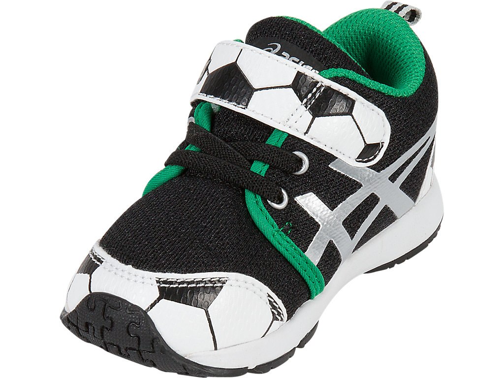 Asics School Yard Ts Running Shoes For Kids Black/Silver 299CEYEH