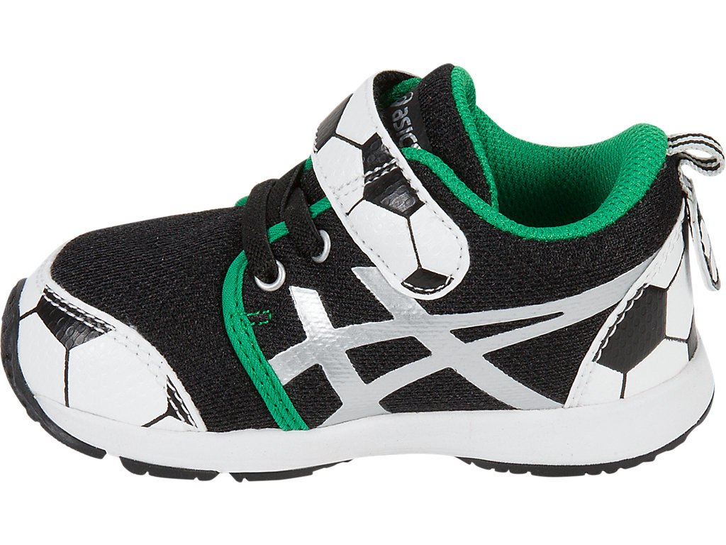 Asics School Yard Ts Running Shoes For Kids Black/Silver 299CEYEH