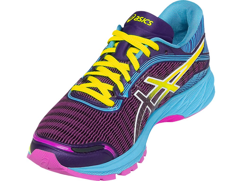 Asics Dynaflyte Running Shoes For Women Pink/Yellow/Light Turquoise 302NYWSP