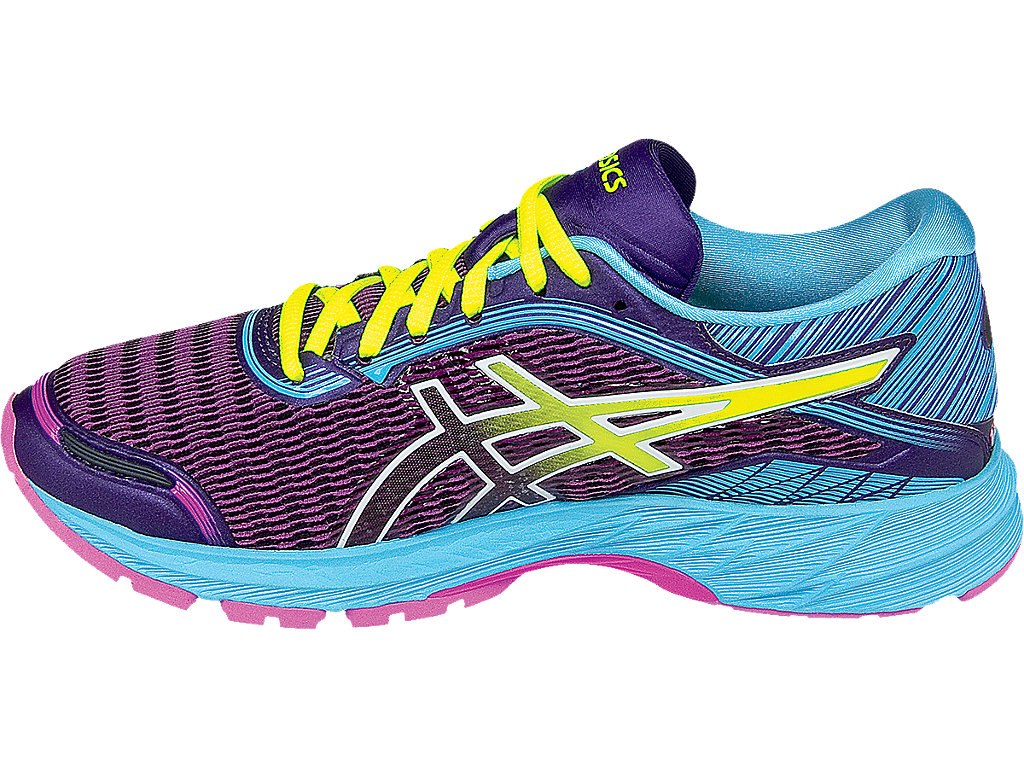 Asics Dynaflyte Running Shoes For Women Pink/Yellow/Light Turquoise 302NYWSP