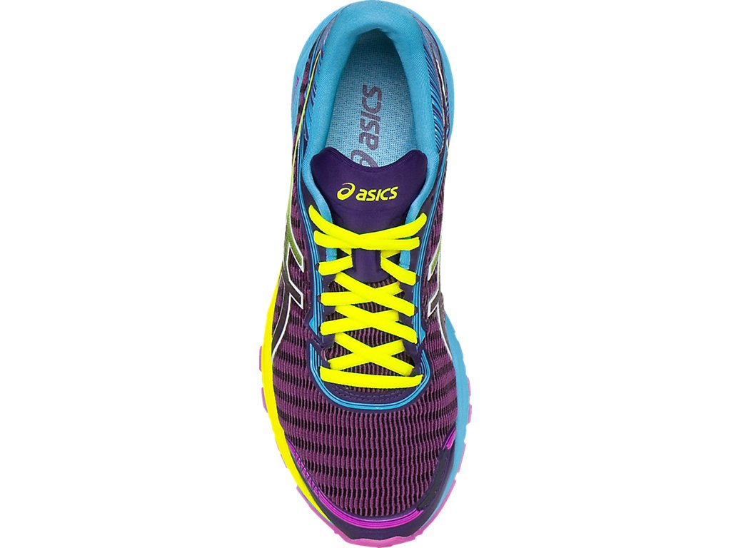 Asics Dynaflyte Running Shoes For Women Pink/Yellow/Light Turquoise 302NYWSP