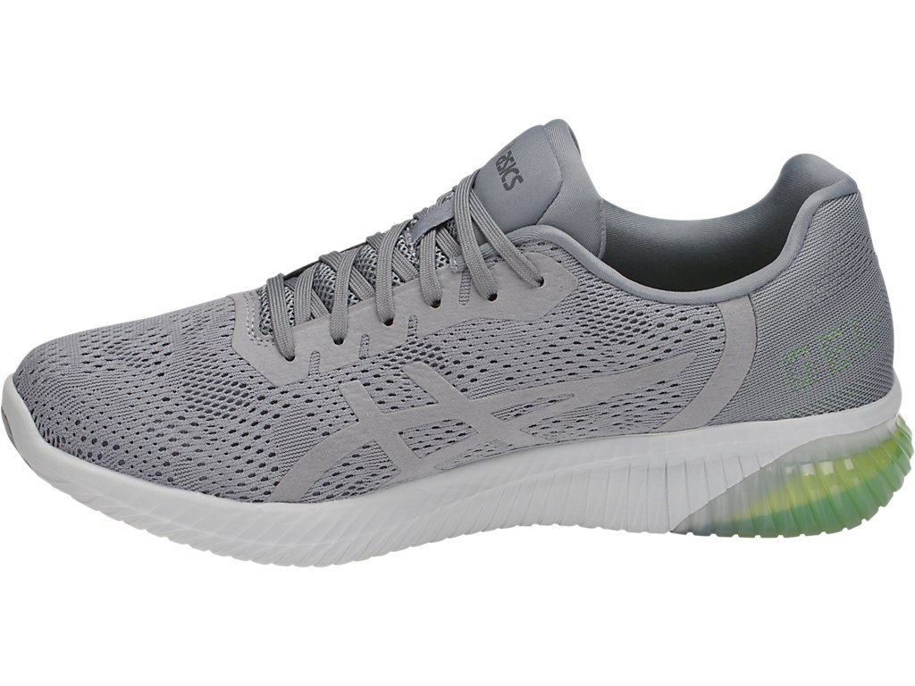 Asics Gel-Kenun Mx Running Shoes For Men Grey/Yellow 303FXHUR