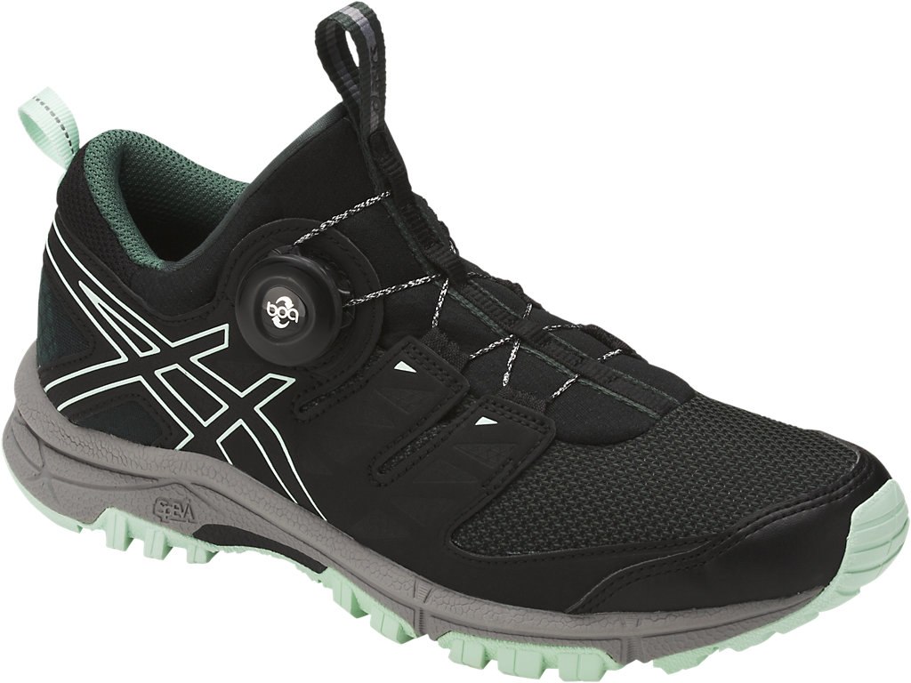 Asics Gel-Fujirado Running Shoes For Women Green/Black/Grey 316EXXHY