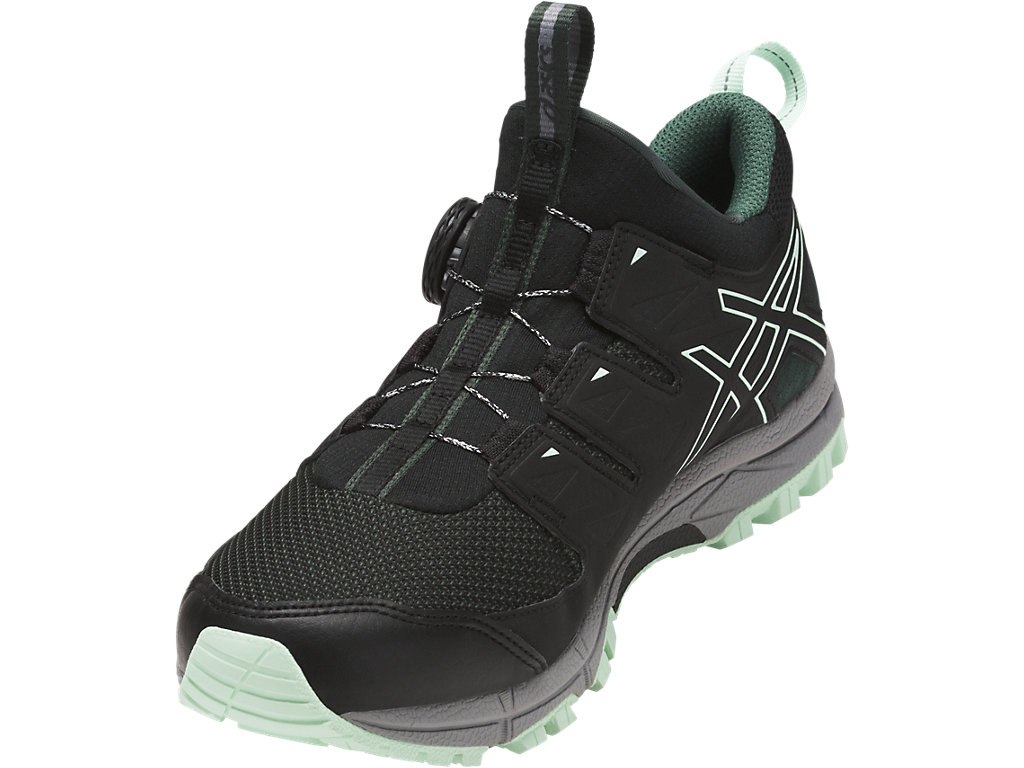 Asics Gel-Fujirado Running Shoes For Women Green/Black/Grey 316EXXHY