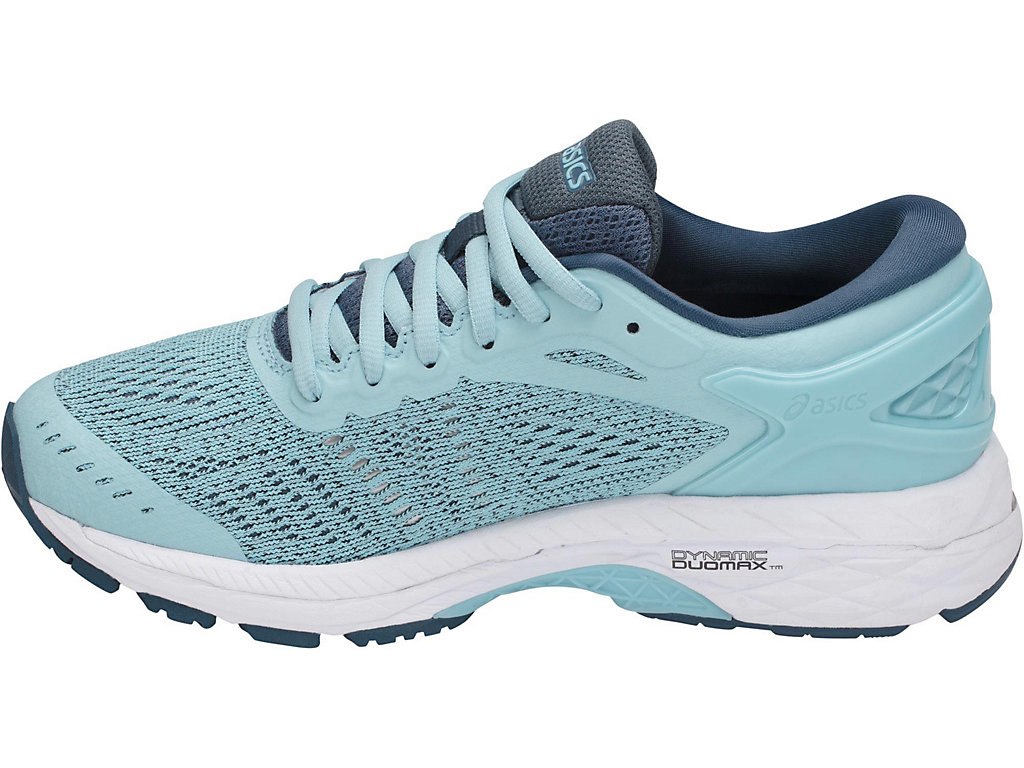 Asics Gel-Kayano 24 Shoes For Kids Blue/White 317JMZIP