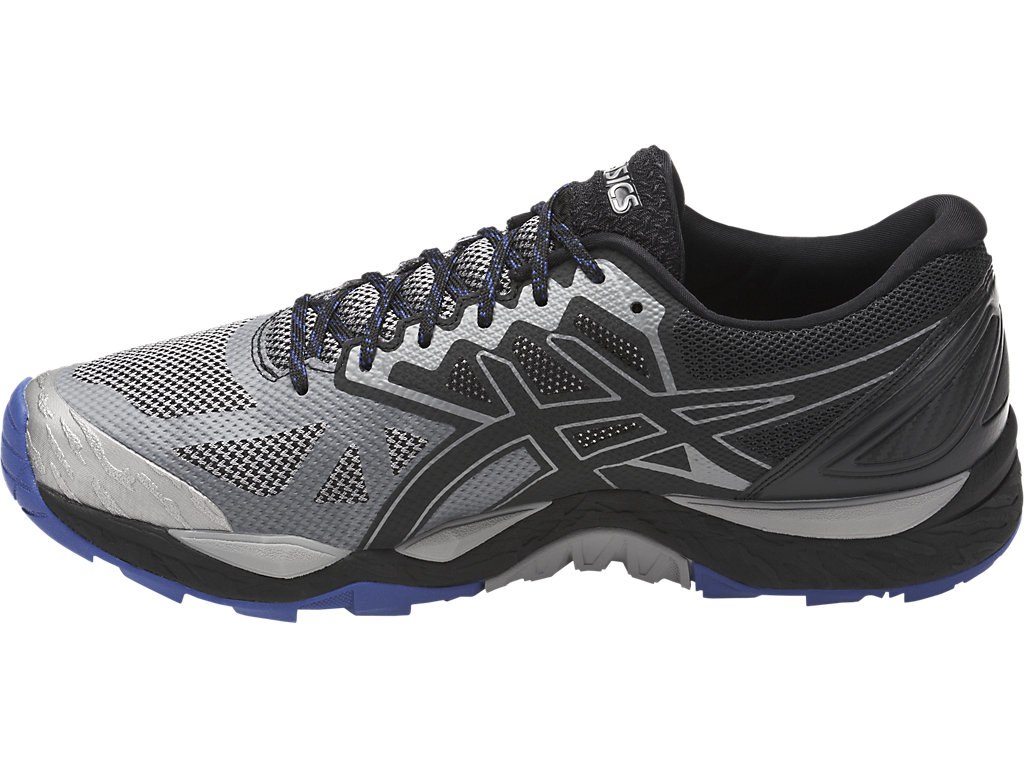Asics Gel-Fujitrabuco 6 Running Shoes For Men Grey/Black 318ALHMB