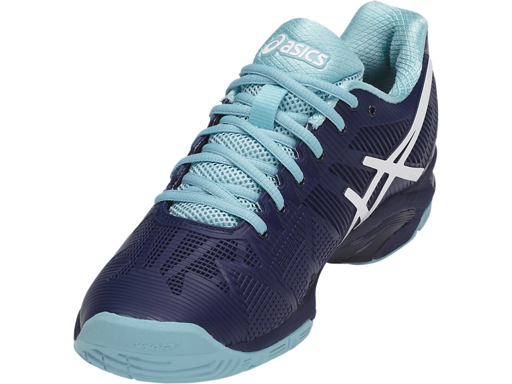 Asics Gel-Solution Speed 3 Tennis Shoes For Women Indigo Blue/White/Blue 328QPSTZ