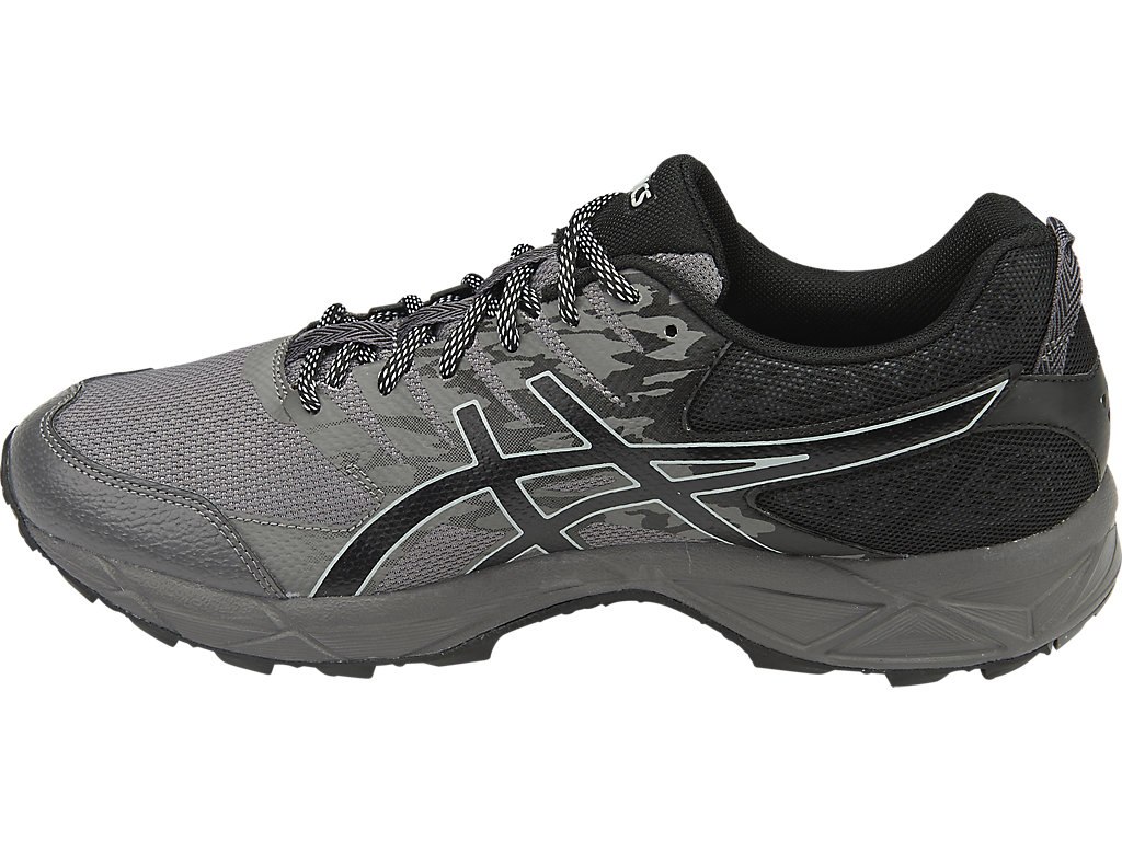 Asics Gel-Sonoma 3 Running Shoes For Men Dark Grey/Black/Grey 330LFKRC