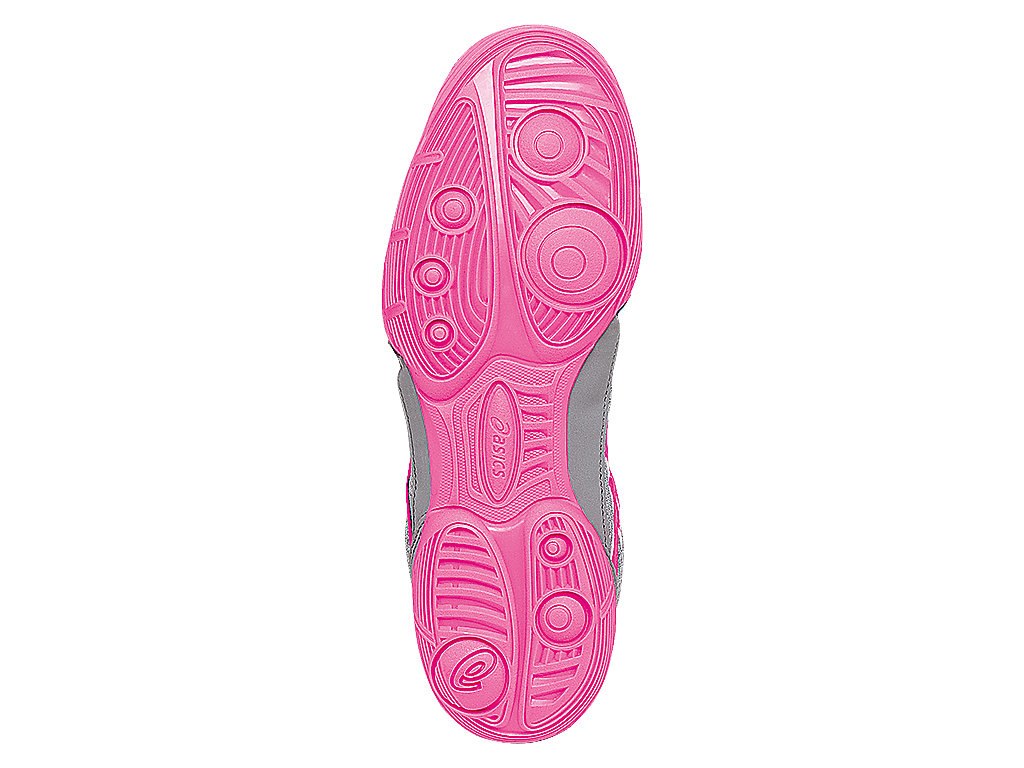 Asics Matflex 5 Sports Shoes For Kids Grey/Pink/Black 332BKINJ