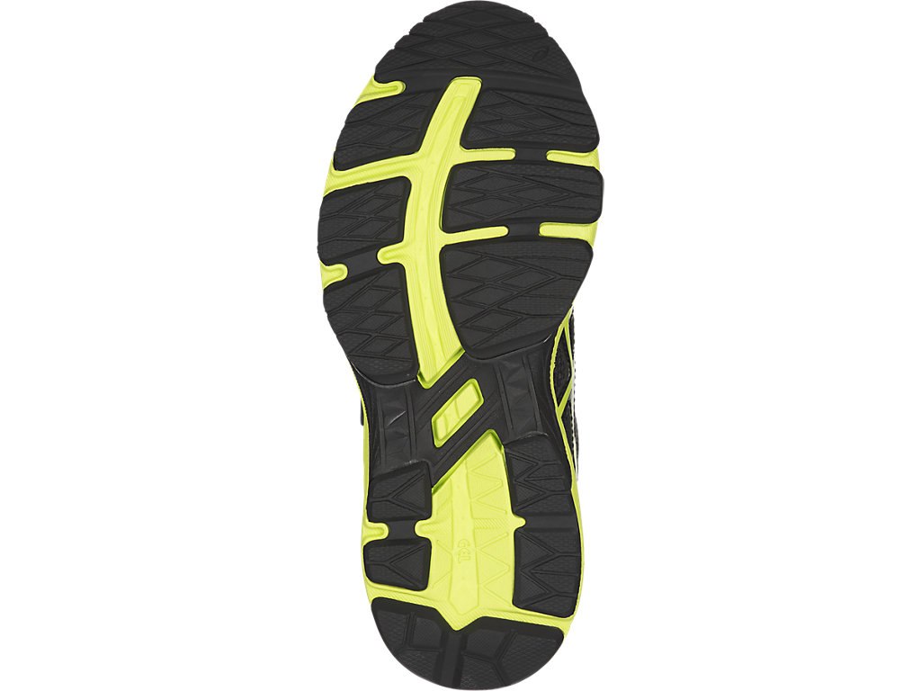 Asics Gt-1000 6 Running Shoes For Kids Black/Green/Silver 334FWUPH