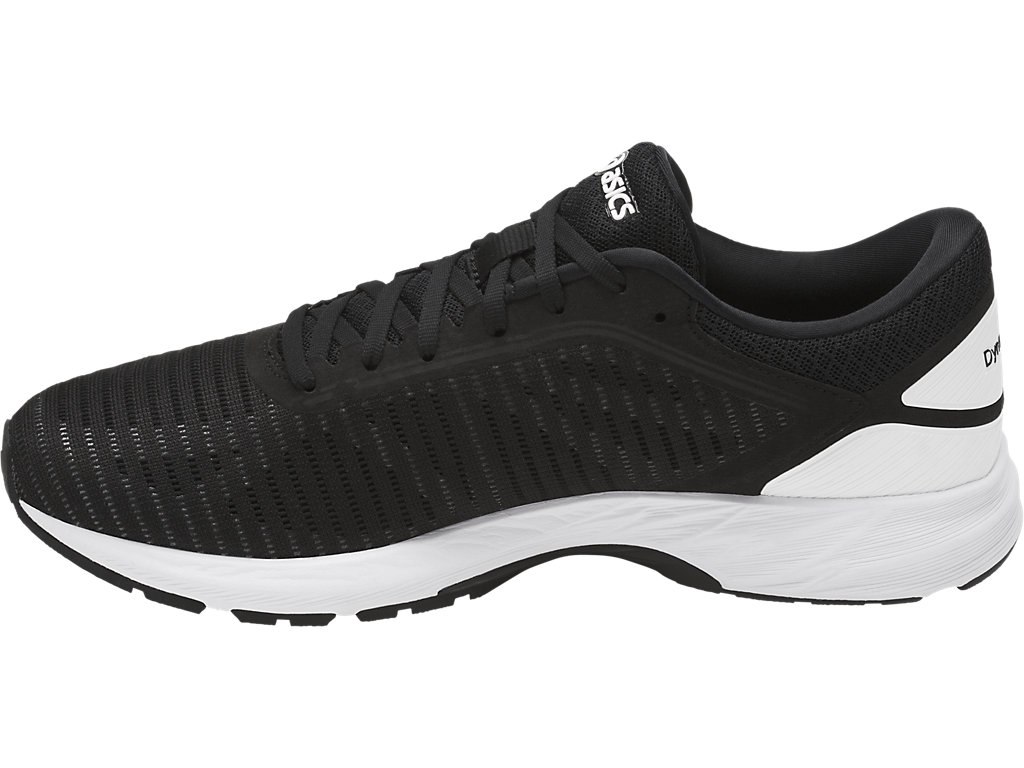 Asics Dynaflyte Running Shoes For Men Black/White/Dark Grey 335WDRKN