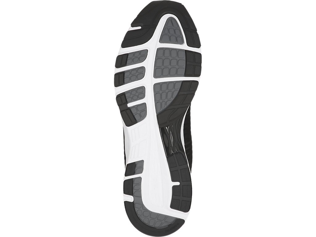Asics Dynaflyte Running Shoes For Men Black/White/Dark Grey 335WDRKN