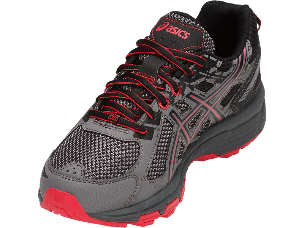Asics Gel-Venture 6 Shoes For Kids Dark Grey 339IDFZM