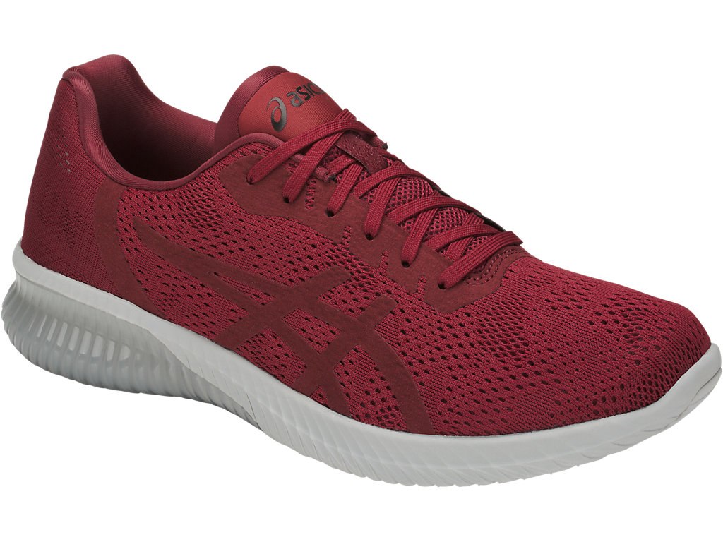 Asics Gel-Kenun Mx Running Shoes For Men Burgundy/Grey 340BCKEH
