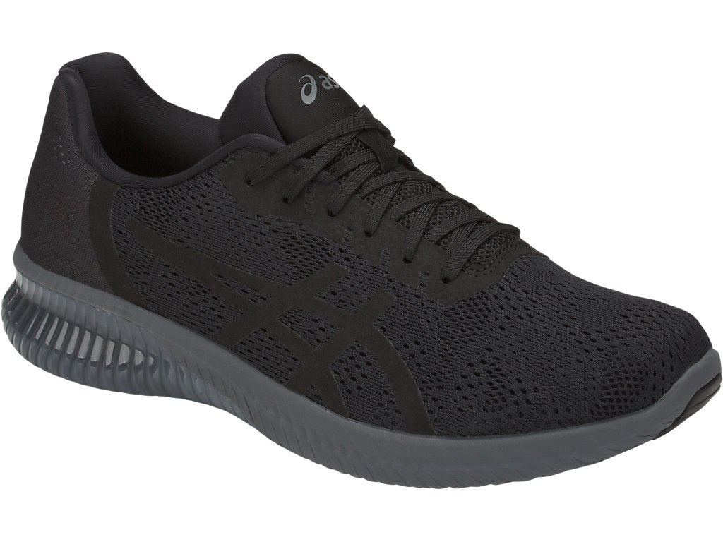 Asics Gel-Kenun Mx Running Shoes For Men Black/Dark Grey 340QBSRB