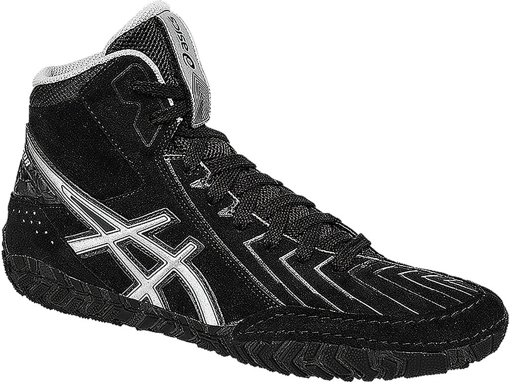 Asics Aggressor 3 Shoes For Men Black/Silver 343GPMAR