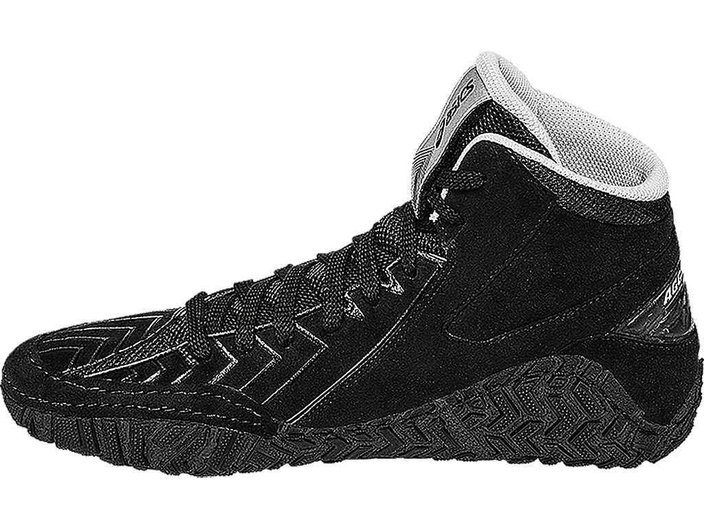 Asics Aggressor 3 Shoes For Men Black/Silver 343GPMAR
