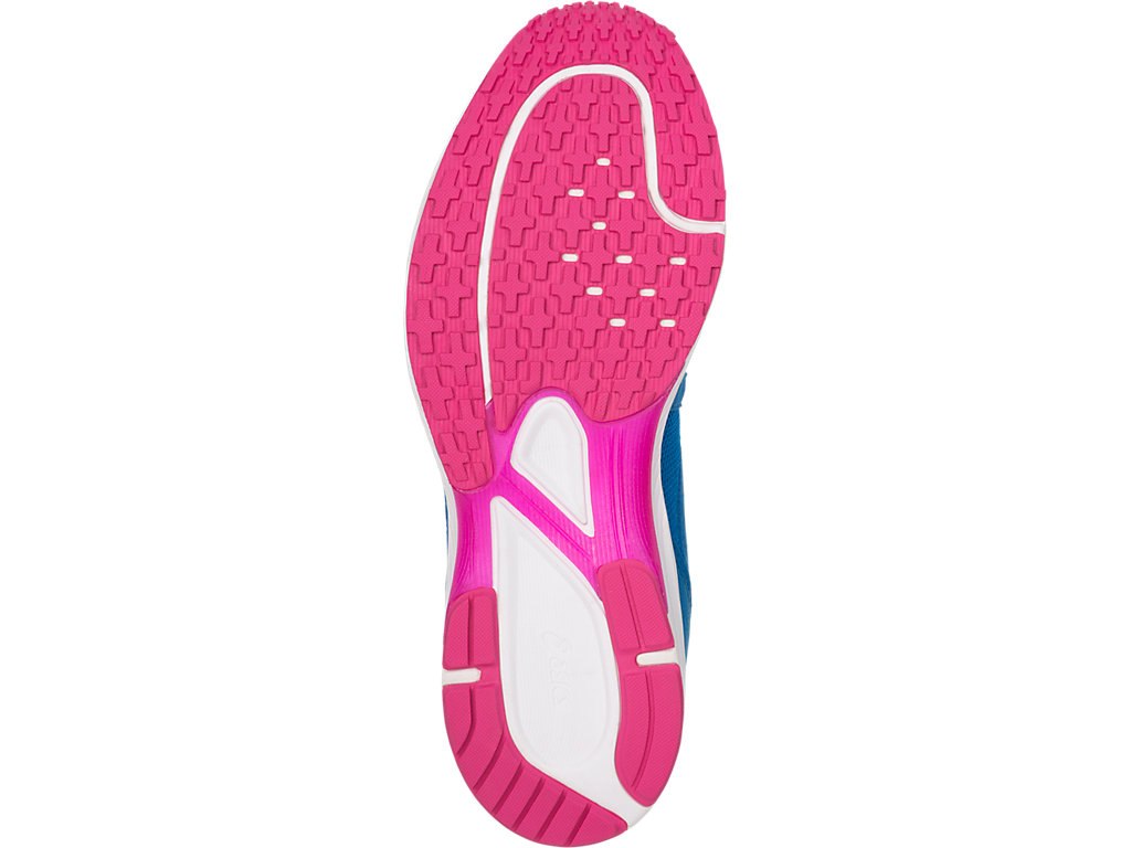 Asics Lyteracer Ts Running Shoes For Women Blue/White/Pink 347MJDST