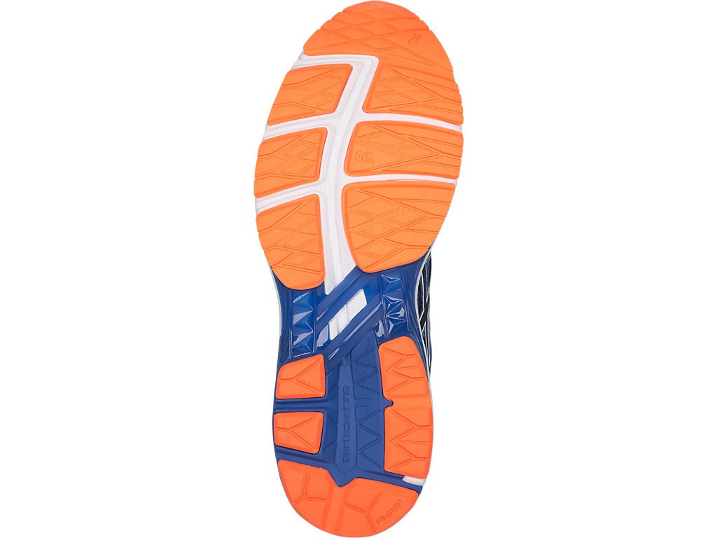 Asics Gt-1000 6 Running Shoes For Men Blue/Dark Blue/Orange 348GEDFM