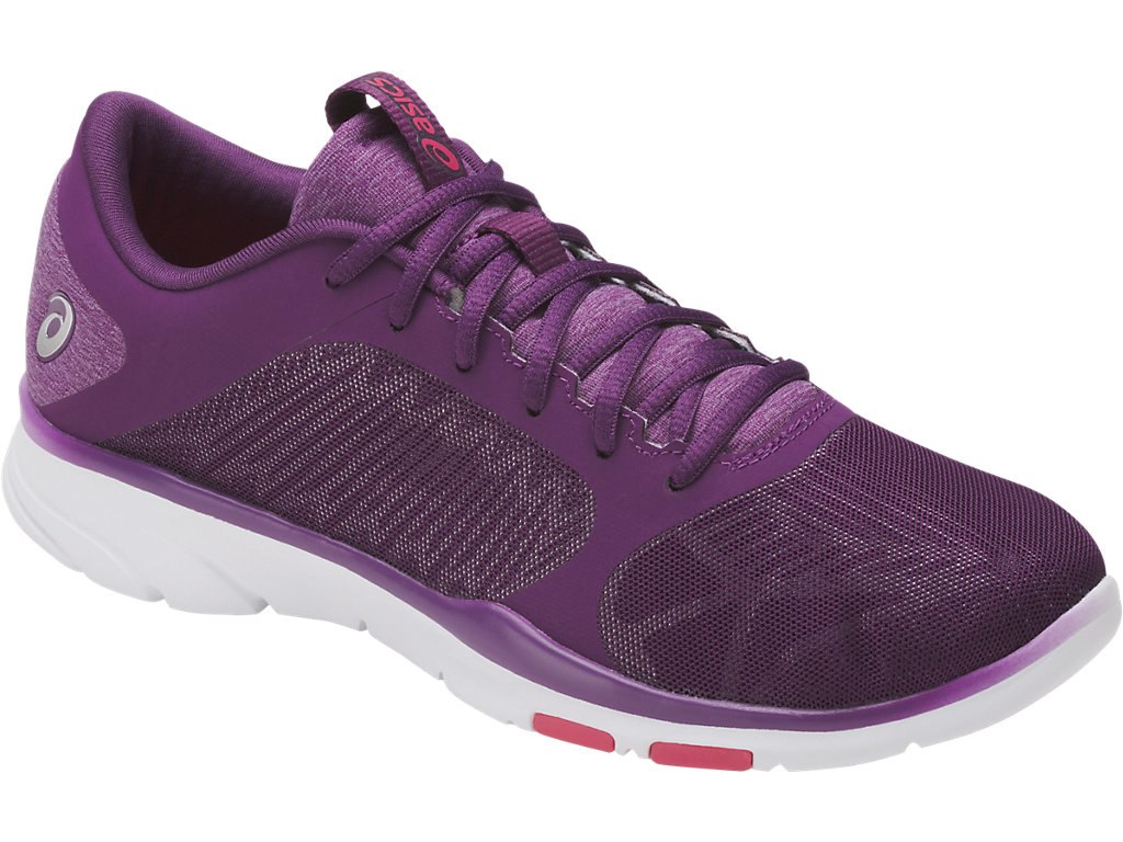 Asics Gel-Fit Training Shoes For Women Silver/Red 354JFZSI