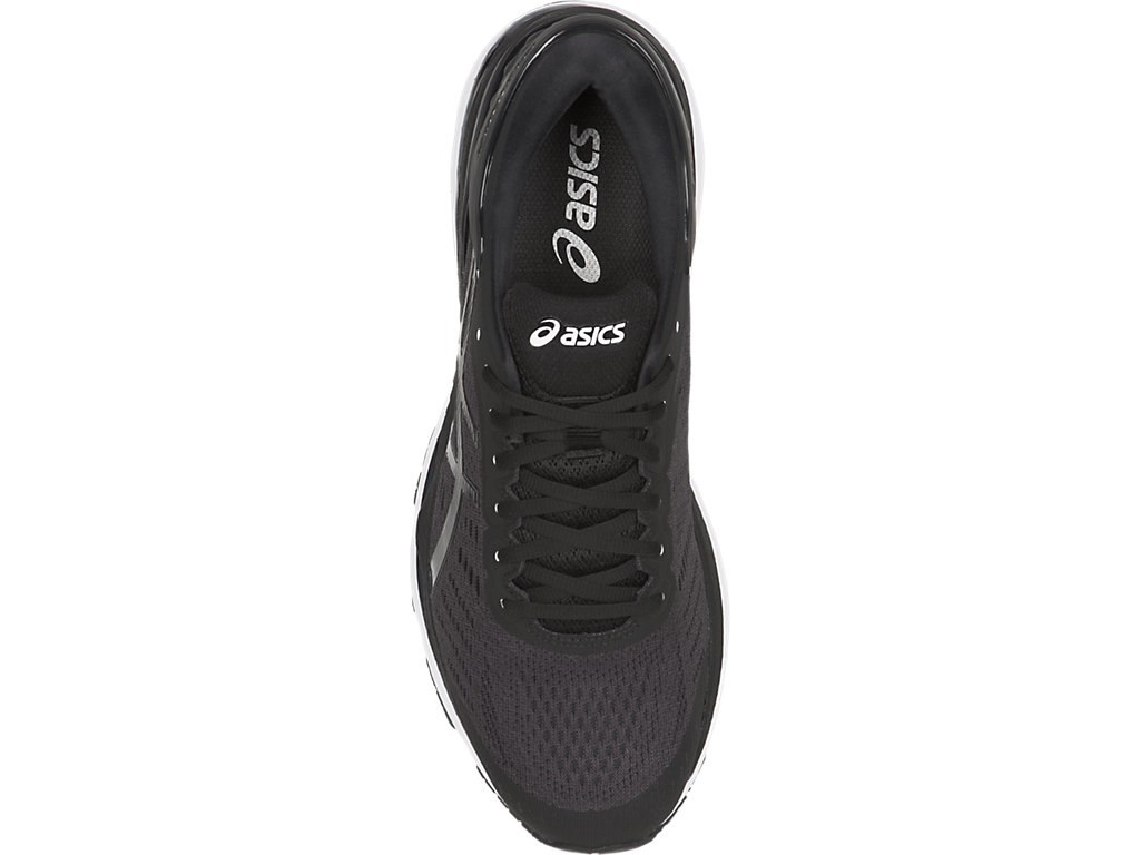 Asics Gel-Kayano 24 Running Shoes For Men Black/White 357JALMU