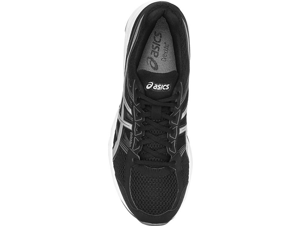 Asics Gel-Contend 4 Running Shoes For Men Black/Silver/Dark Grey 358OIHIT