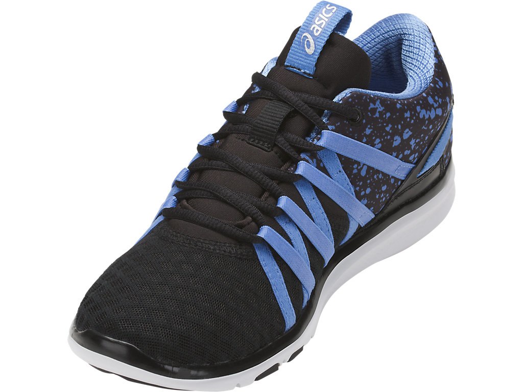 Asics Gel-Fit Yui Training Shoes For Women Black/Blue/Silver 359UUODP