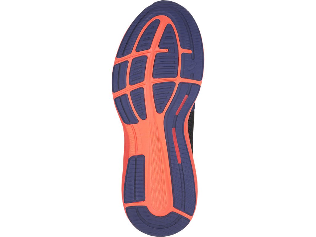 Asics Roadhawk Ff Running Shoes For Kids Indigo Blue/Orange/Black 365TDJTY