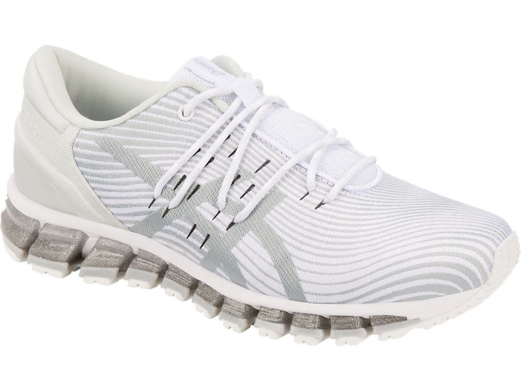 Asics Gel-Quantum 360 Running Shoes For Women White/Grey 371MYGKH
