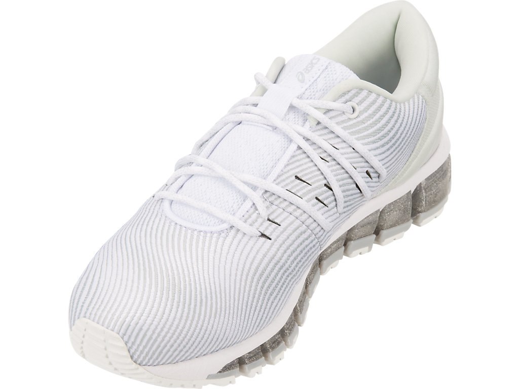 Asics Gel-Quantum 360 Running Shoes For Women White/Grey 371MYGKH