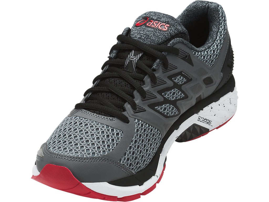 Asics Gt-2000 5 Running Shoes For Men Dark Grey/Black/Red 371SRSYB