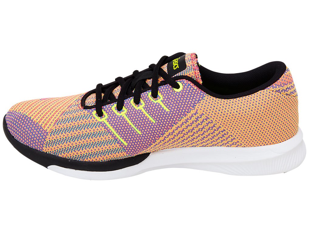 Asics Fuzex Running Shoes For Women Coral/Black/Yellow 377BWVYY