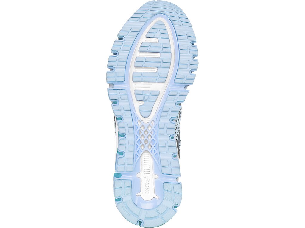 Asics Gel-Quantum 360 Running Shoes For Women Blue/Dark Grey 382CCVEC