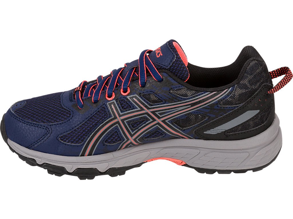 Asics Gel-Venture 6 Running Shoes For Women Indigo Blue/Grey/Coral 387AEMRY