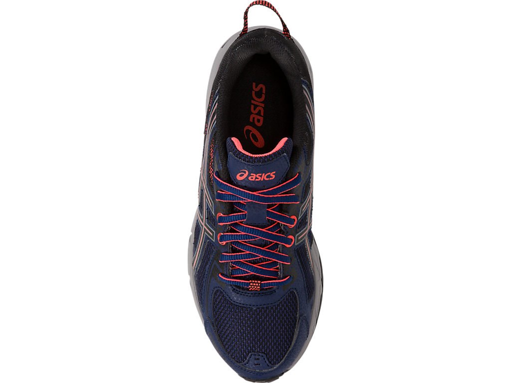 Asics Gel-Venture 6 Running Shoes For Women Indigo Blue/Grey/Coral 387AEMRY