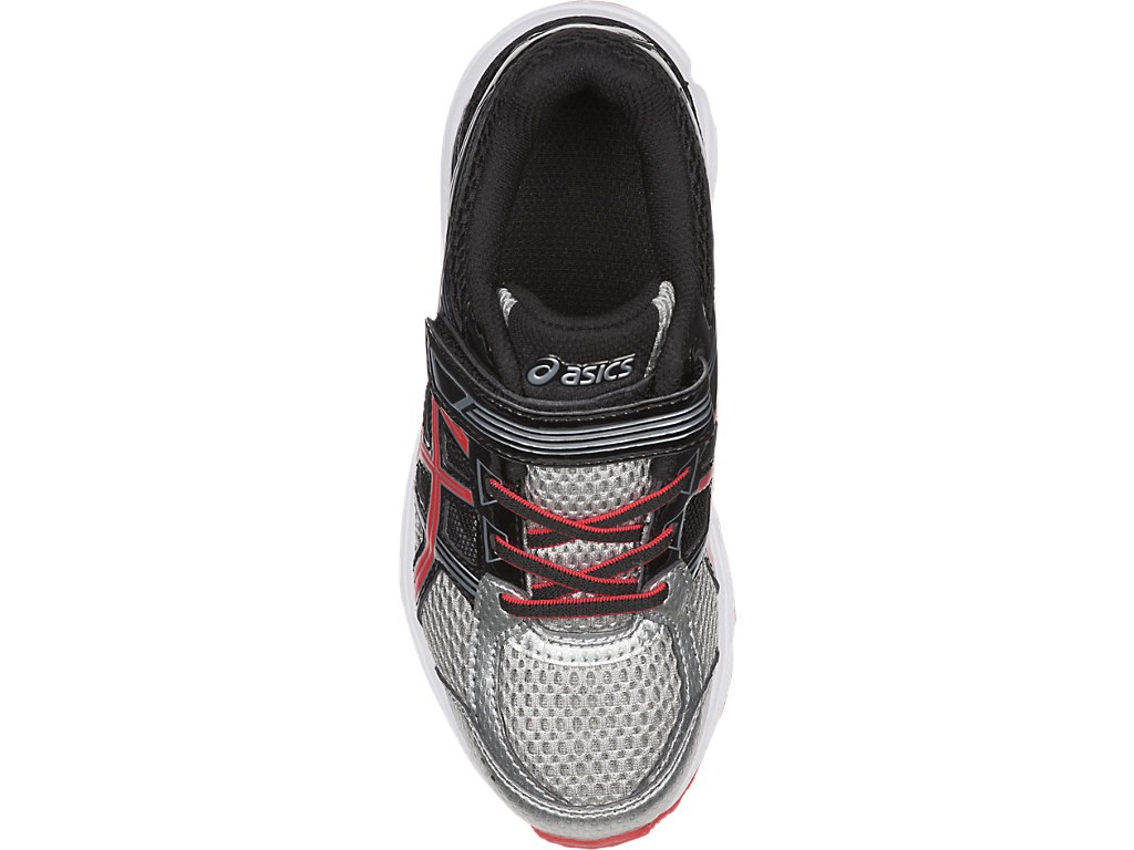 Asics Pre-Contend 4 Ps Running Shoes For Kids Silver/Pink/Black 392ZHZWA