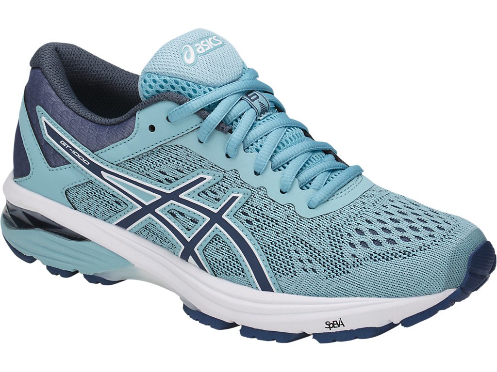 Asics Gt-1000 6 Running Shoes For Women Blue/White 394YASBL